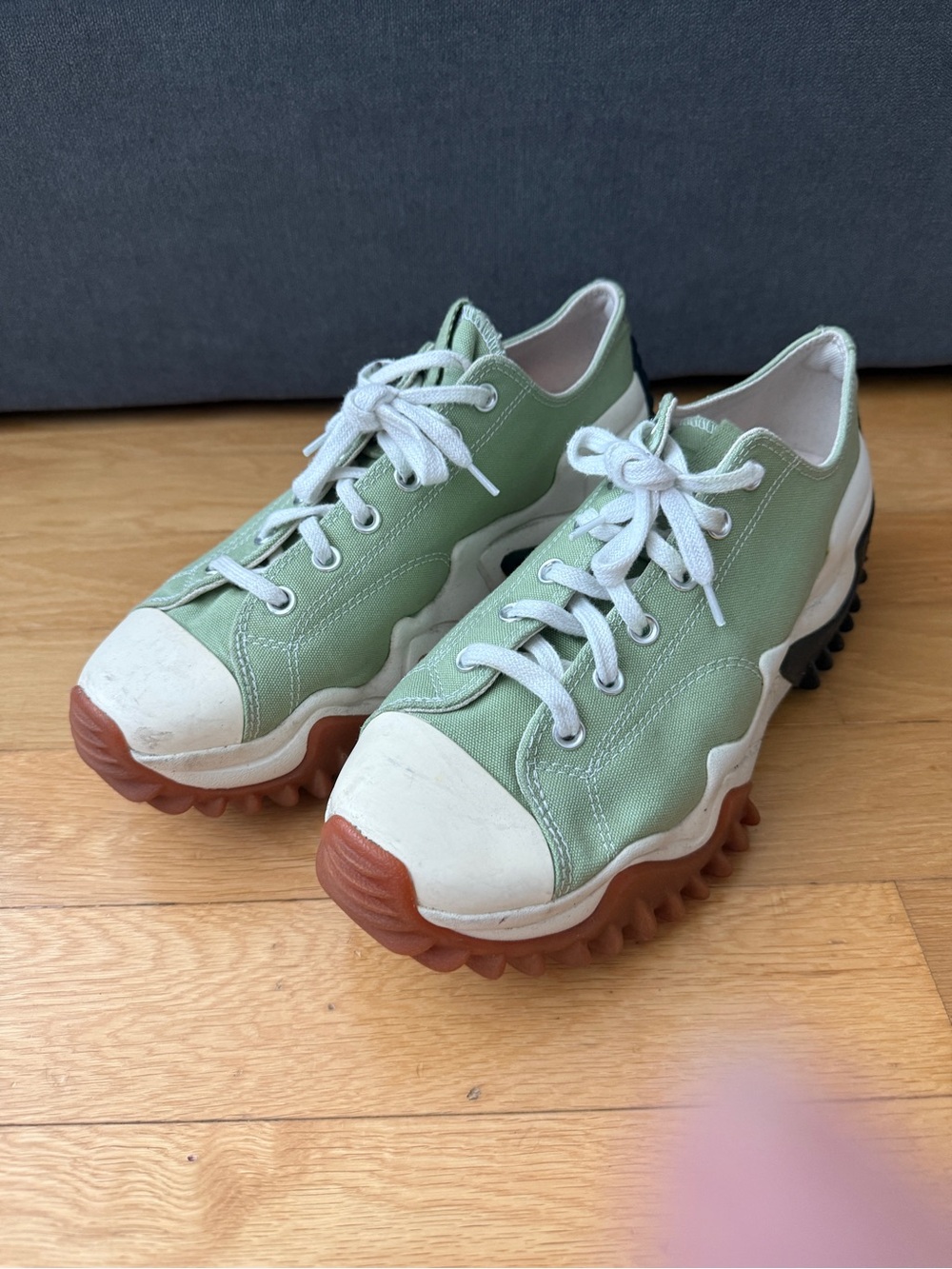 Converse Run Star Motion OX Platform Green Sneakers Men 11 women 12.5 ~ A03906C